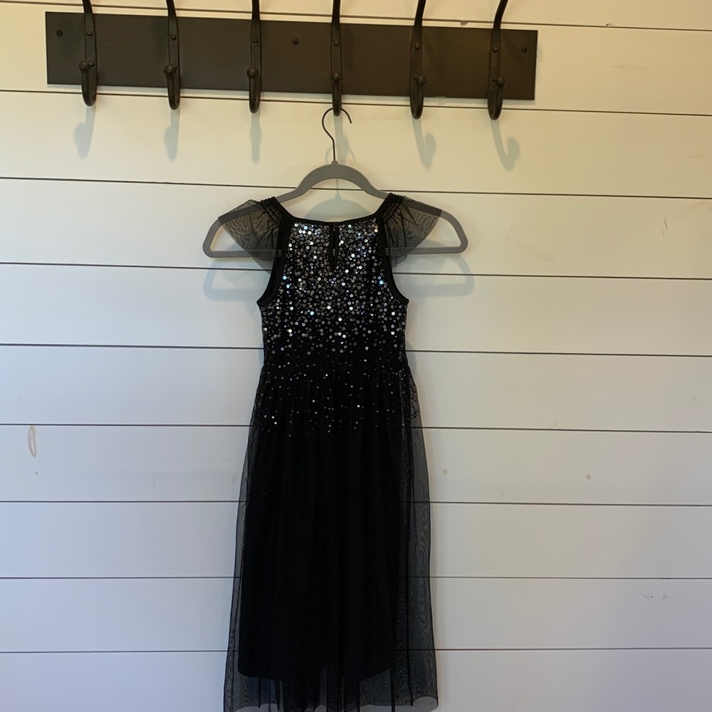 Cat & Jack Girls Dress - Black with sequins
